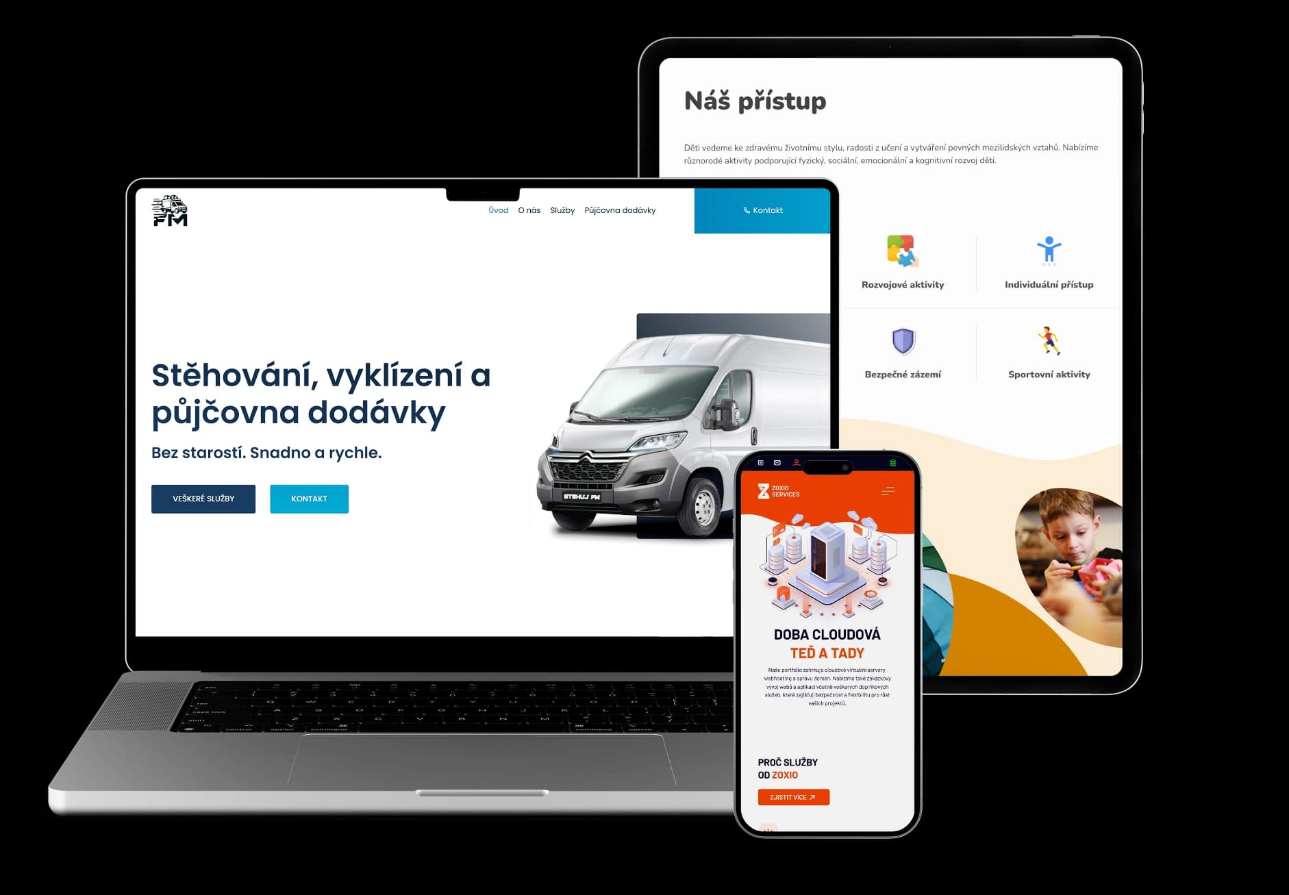 Ukázka webu na míru