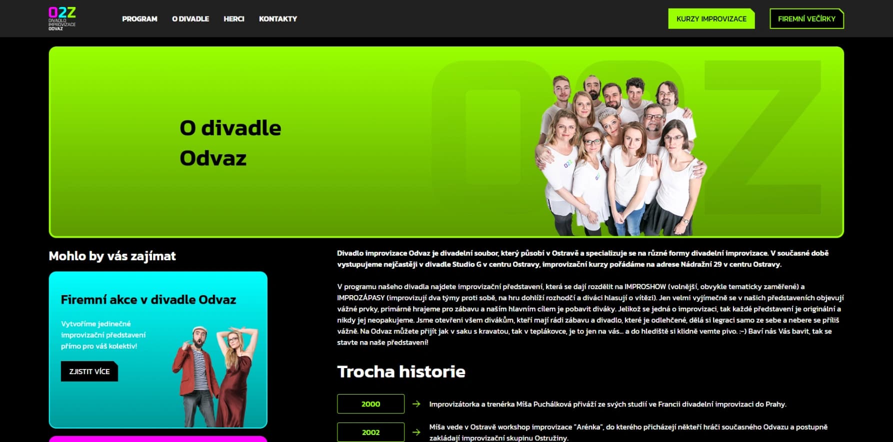 Divadlo Odvaz – screenshot 2